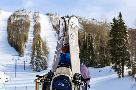 Ski hors piste: le Versant du Lynx